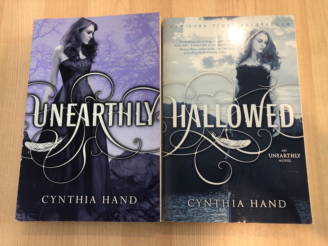 Unearthly Trilogy Books 1 2 Cynthia Hand Books Stationery Books On Carousell