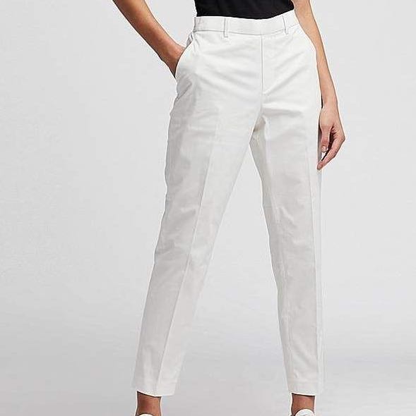 Uniqlo white trousers 2025