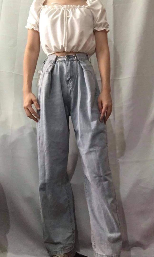 soft wide leg jeans