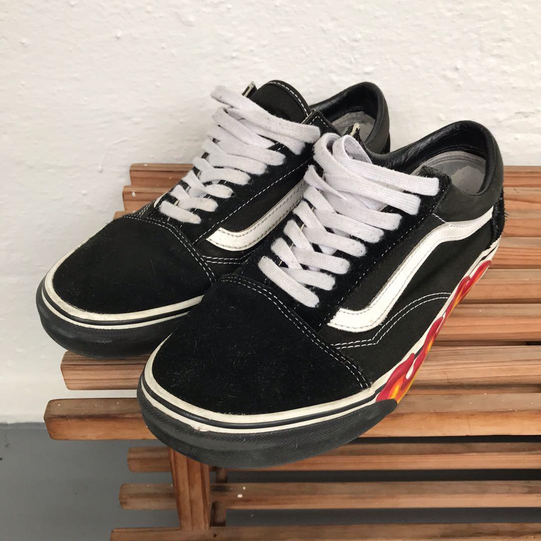 vans flame sole