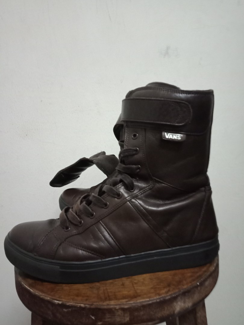 VANS pure leather high cut, Men's 