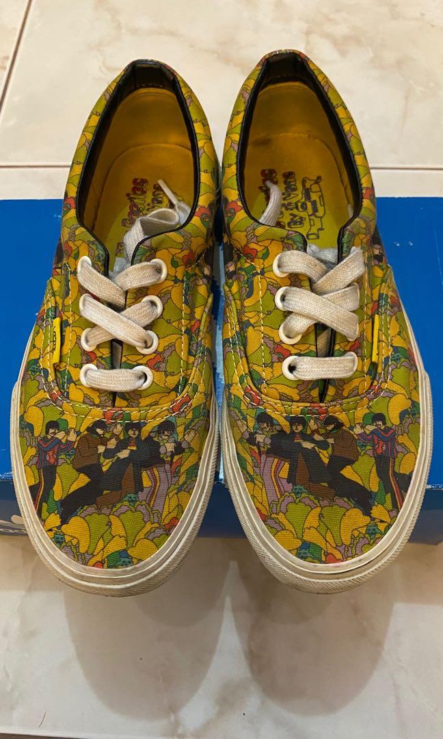VANS X THE BEATLES LIMITED EDITION ORIGINAL, Fesyen Wanita, Sepatu