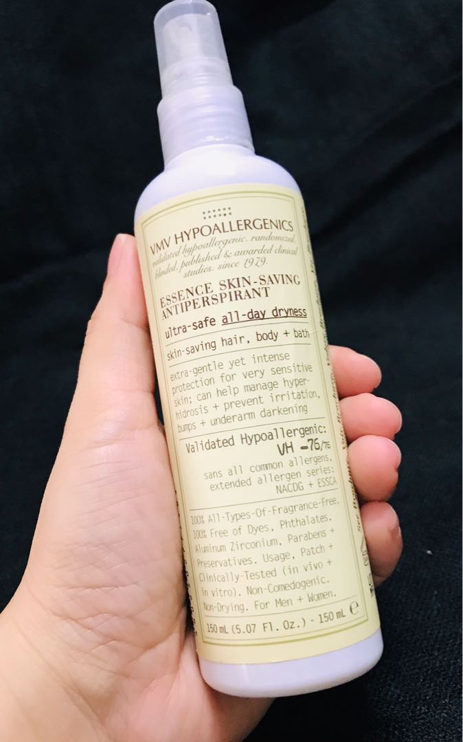 VMV Hypoallergenic Deodorant Antiperspirant Spray, Beauty & Personal