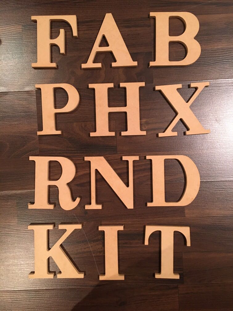 Hobby Letters Wooden letters for free, Hobbies & Toys, Stationery & Craft, Craft ...