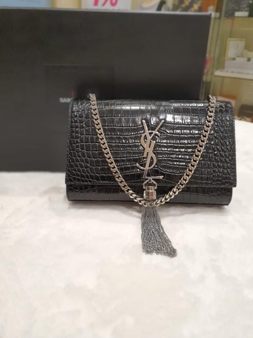ysl rhinestone bag