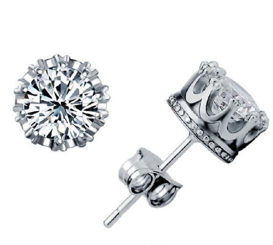 Mens on sale crown earrings