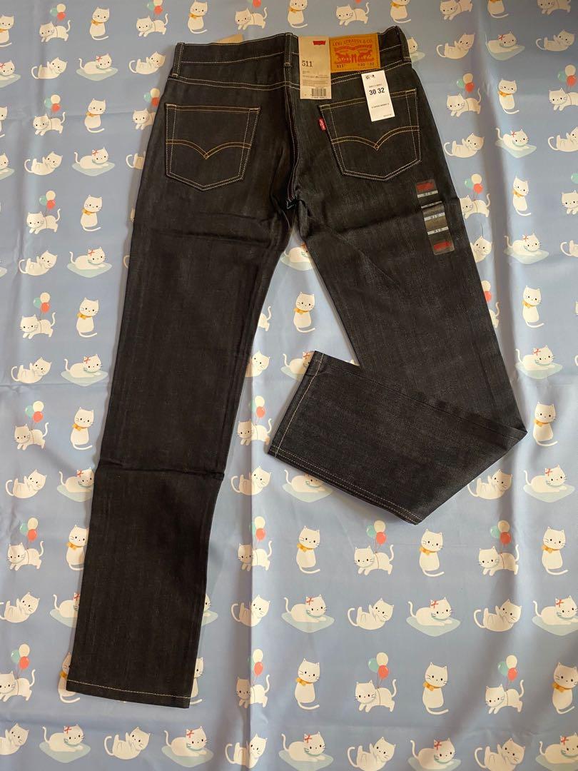 實物拍攝Levis 511™ Slim Fit Jeans Rigid Dragon牛仔褲深藍色,近似黑色⭕️最後一條W28 L32⭕️ , 男裝,  褲＆半截裙, 牛仔褲- Carousell
