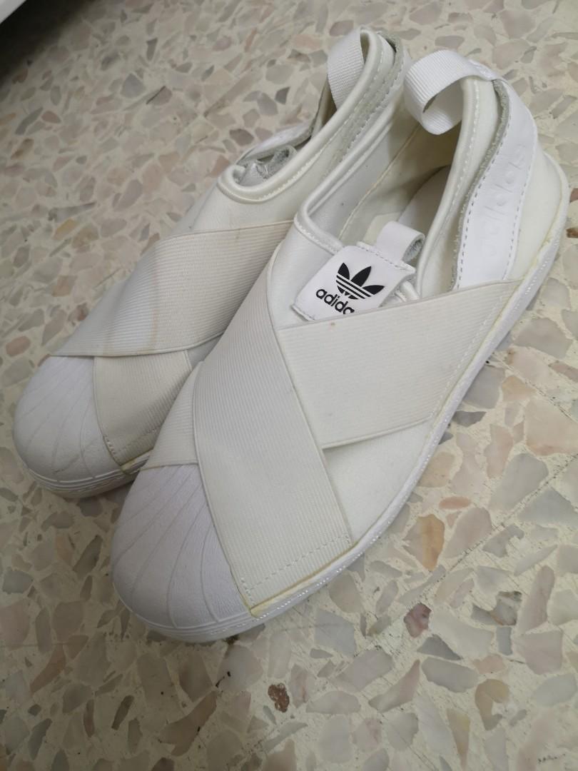 Adidas super star slip on Women s Fashion Footwear Sneakers on