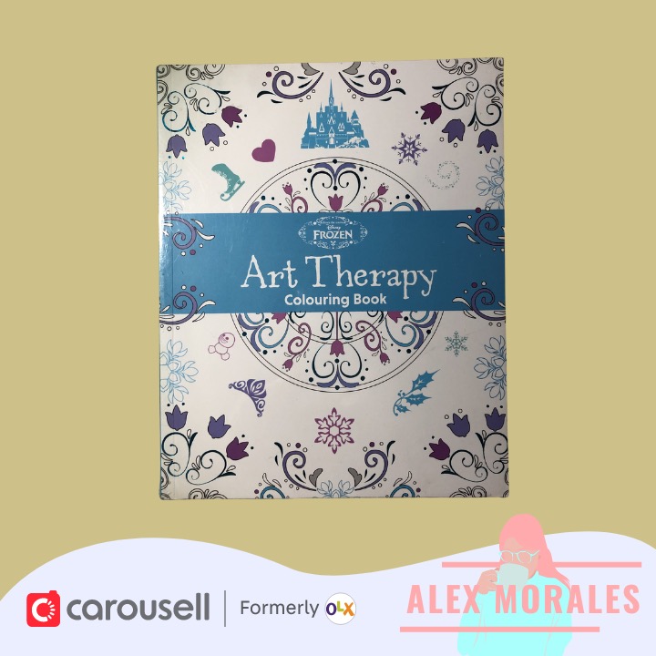 ART | Frozen Art Therapy Coloring Book (Arts and Crafts), Hobbies ...