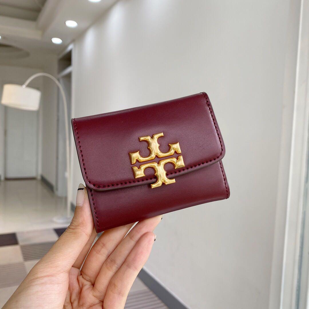 Authentic Tory Burch Eleanor Wallet Leather, Luxury, Bags & Wallets on  Carousell