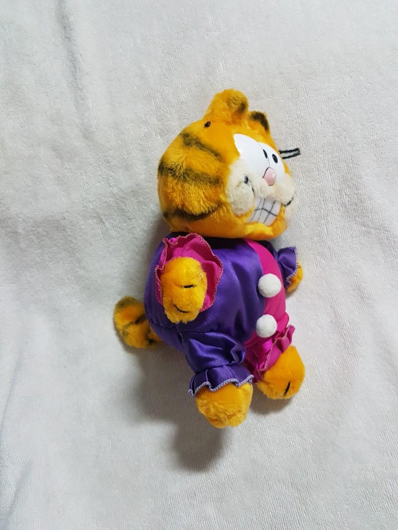 Authentic Vintage Dakin Garfield the Clown Plush Soft Toy