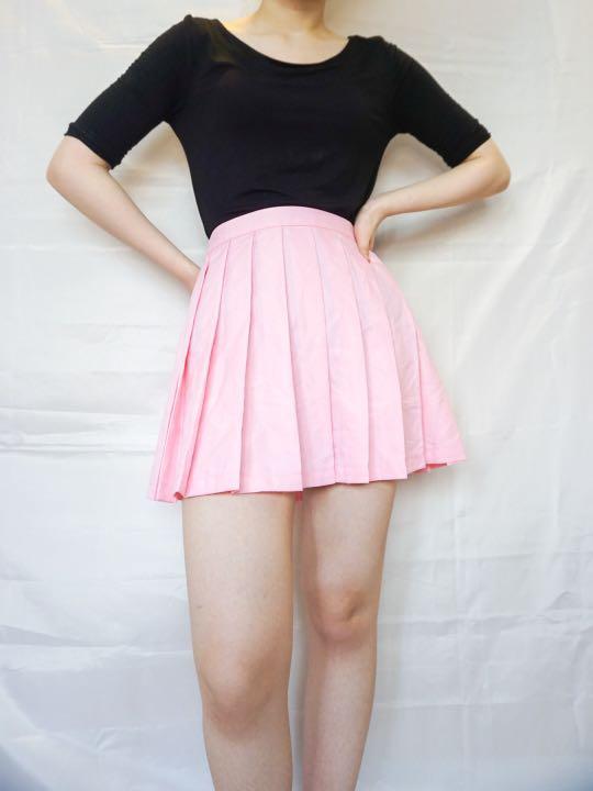 Baby Pink Tennis Skirt Women S Fashion Bottoms Skirts On Carousell