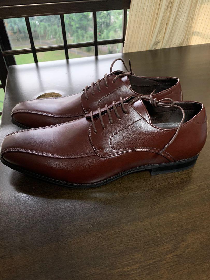 bata genuine leather formal shoes