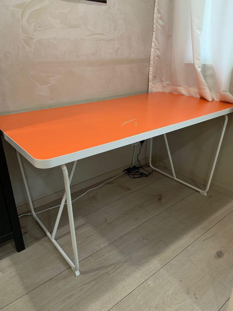 IKEA OVRARYD Dining table / work bench , Furniture & Home Living
