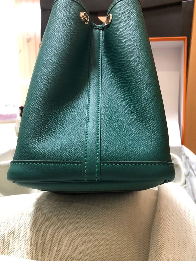 Hermes Garden Party 30 In Malachite Epsom, Luxury, Bags & Wallets