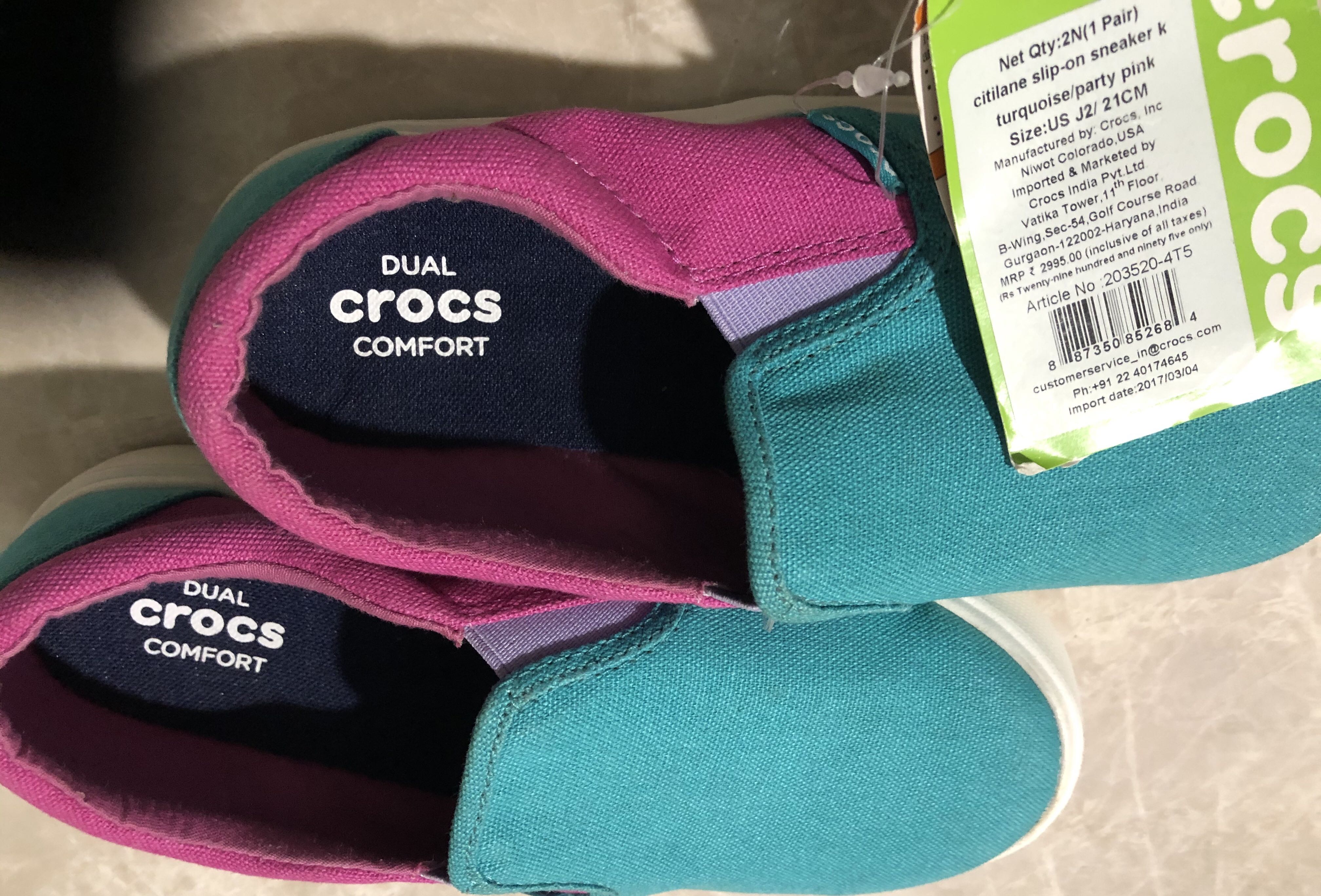 crocs comfort