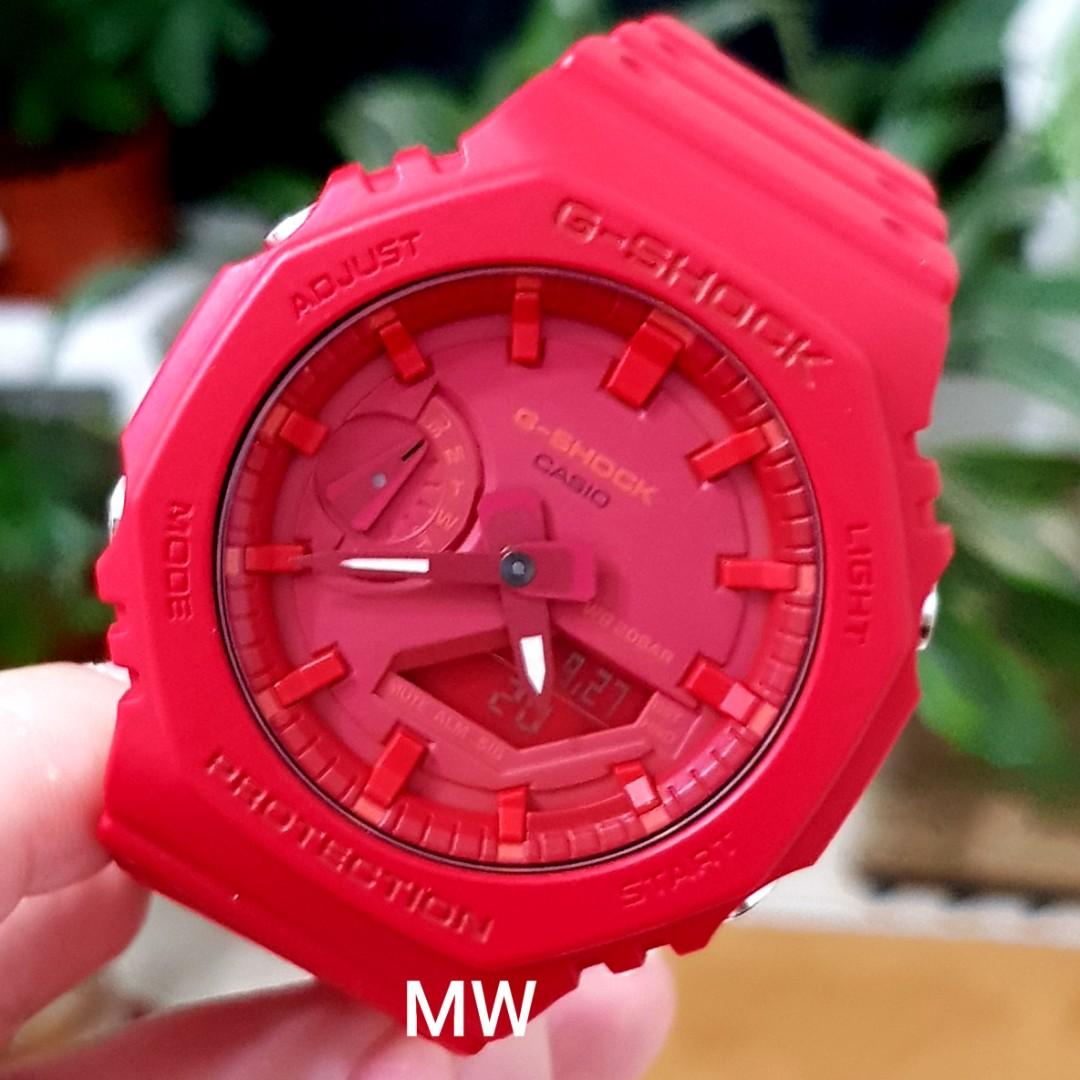 G shock hotsell ga 2100 red
