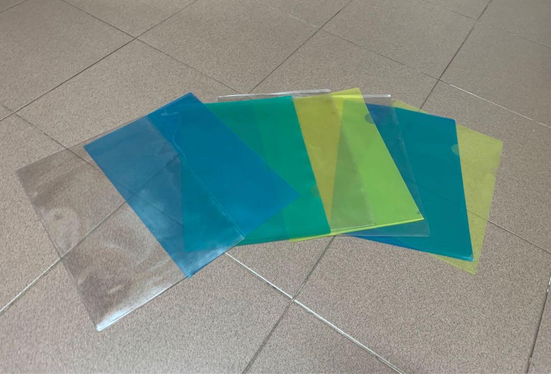 Clear Folder File Folder Divider A4 Size, Hobbies & Toys, Stationery & Craft, Stationery
