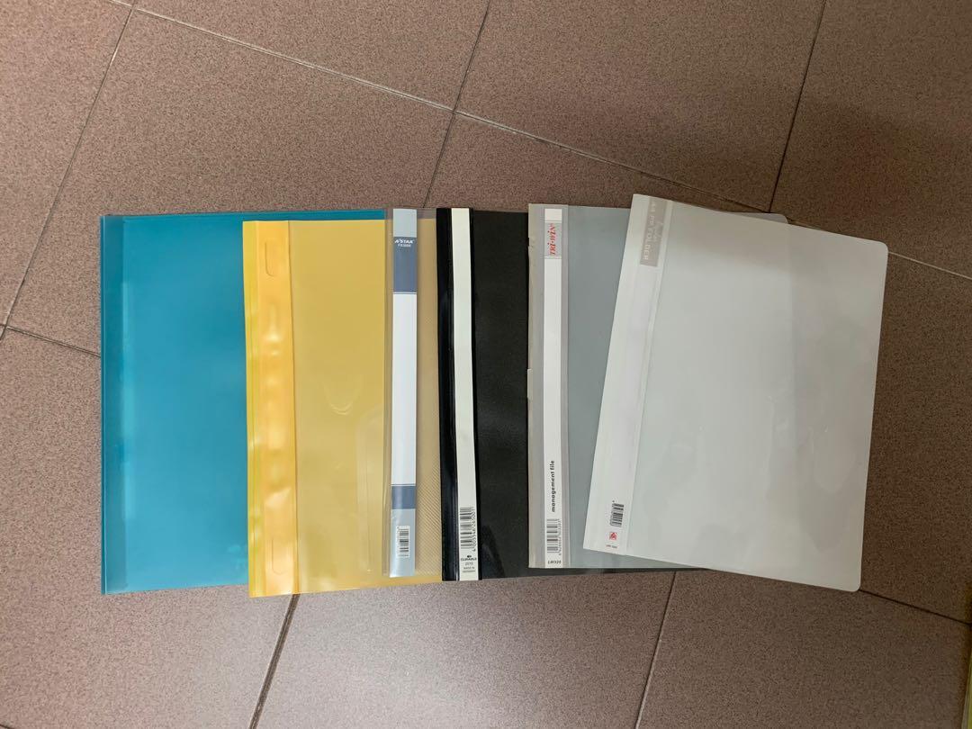 Clear Folder File Folder Divider A4 Size, Hobbies & Toys, Stationery & Craft, Stationery