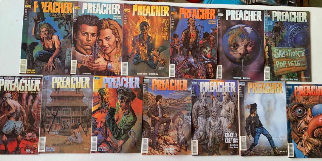 Comics - Preacher set (Category: Comics & Manga) located in Valenzuela. Submitted by potato.comics (Listing ID 1037895994, Image 1). Description: Issue # 33, 36, 37, 38, 40, 41, 42, 43, 44, 45, 46, 47, 48.
