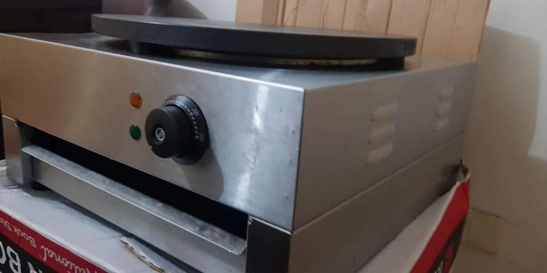 Commercial Crepe Maker & Waffle Maker (Category: Other Kitchen Appliances) located in Manila. Submitted by emdeepee (Listing ID 1038031565, Image 3). Description: Selling Commercial Crepe Maker at P12000 & Waffle Maker at P8000 (Both Electric 220V) - hardly used in excellent condition - bought Crepe Maker at P20K and Waffle maker at P10k less than a year ago -Can sell both items for P15000 -Reason for selling: resto cafe closed recently -Shipping