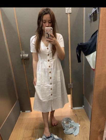 Cotton on button down dress top
