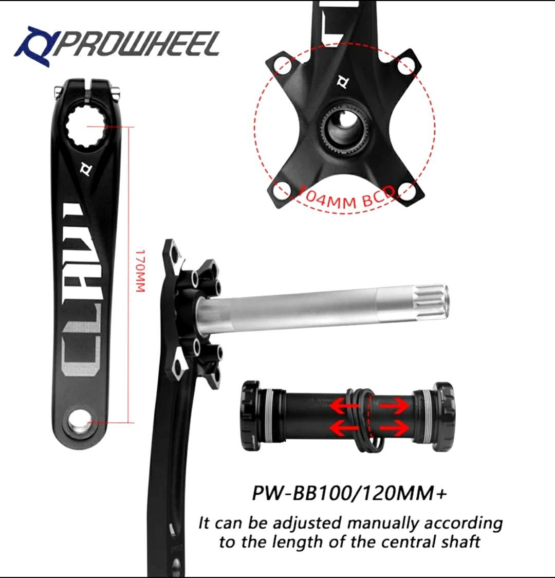 Fat bike discount crankset 170mm