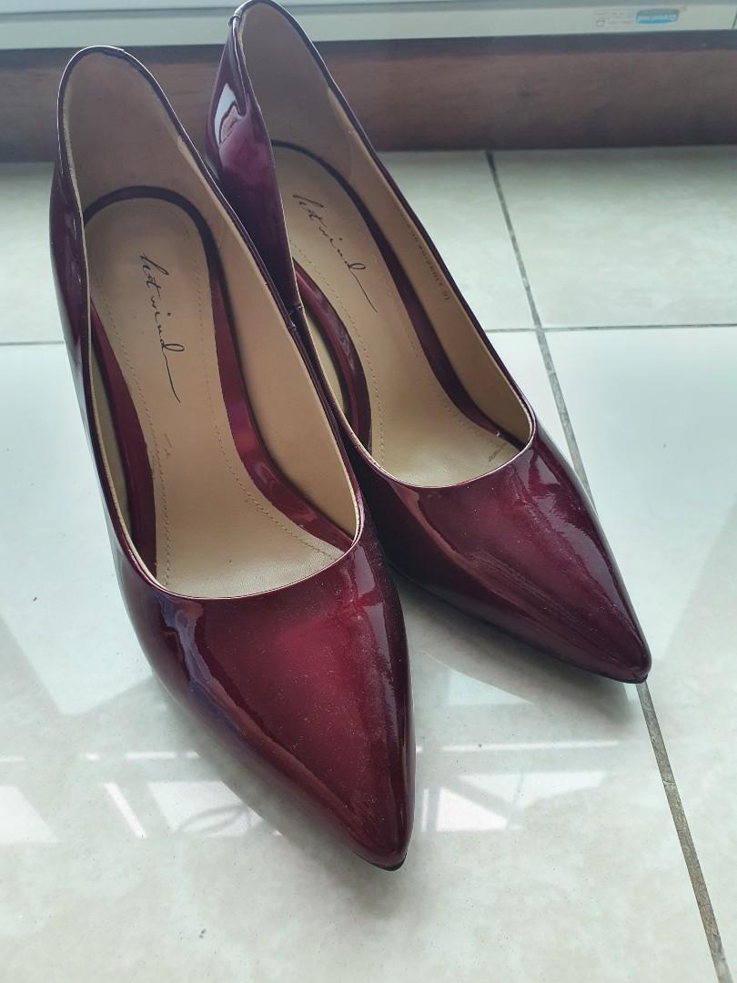 deep red heels