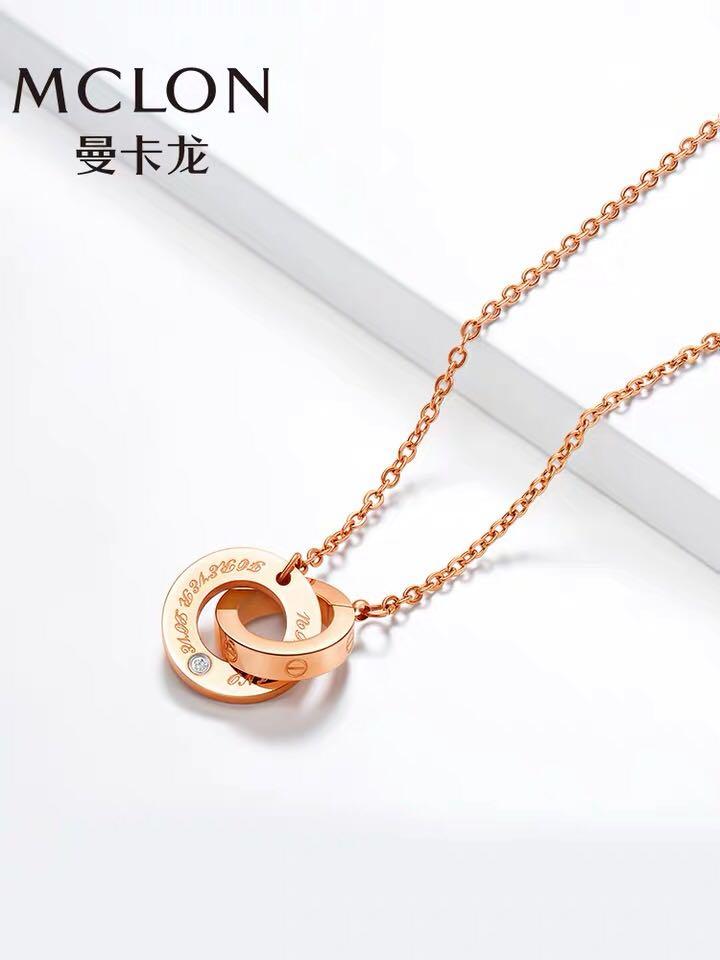 SKA Jewelry Rose Flower Necklace for Girls Women CZ Floral Blossom Pendant Necklace Adjustable 20