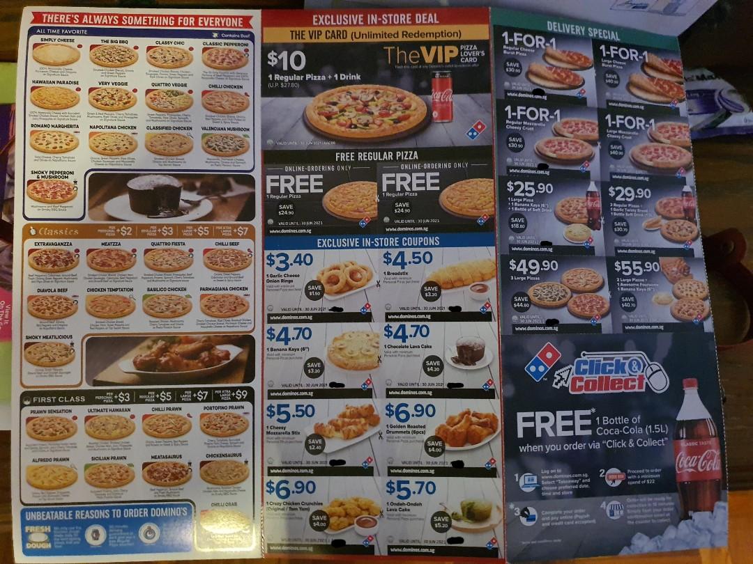 Domino's Pizza Coupon, Tickets & Vouchers, Vouchers on Carousell