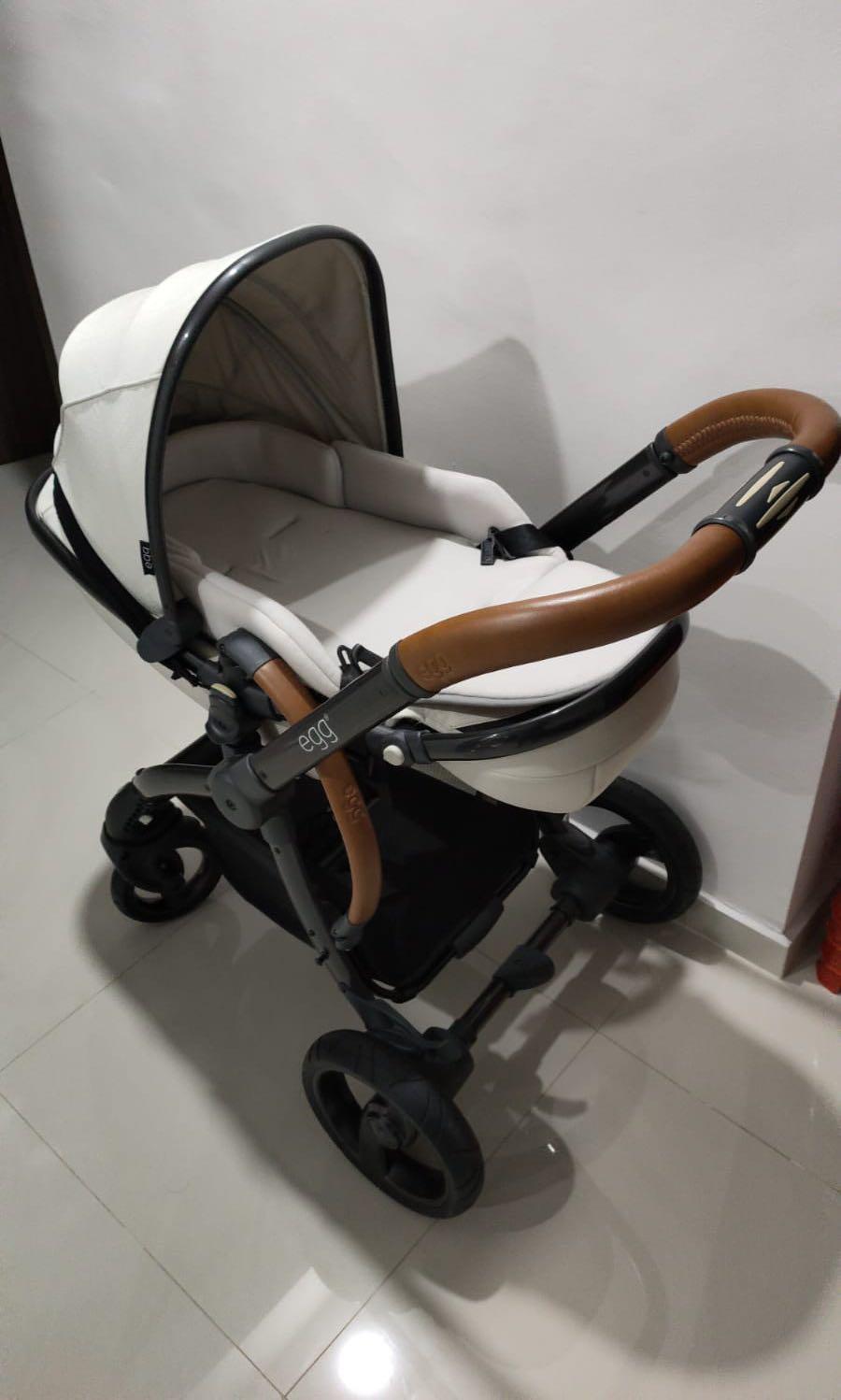 EGG Stroller Jurassic flatcap Cream