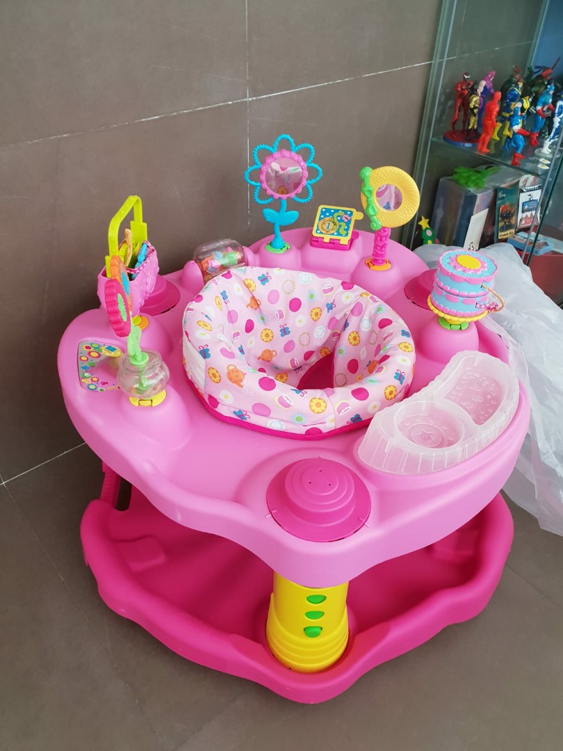 Evenflo Exersaucer in Pink, Babies & Kids, Infant Playtime on Carousell