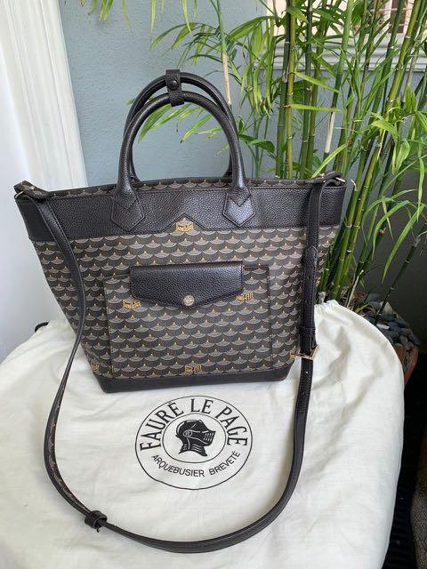 Authentic Faure Le Page Tote Bag Carry On 22 - Gray - Used