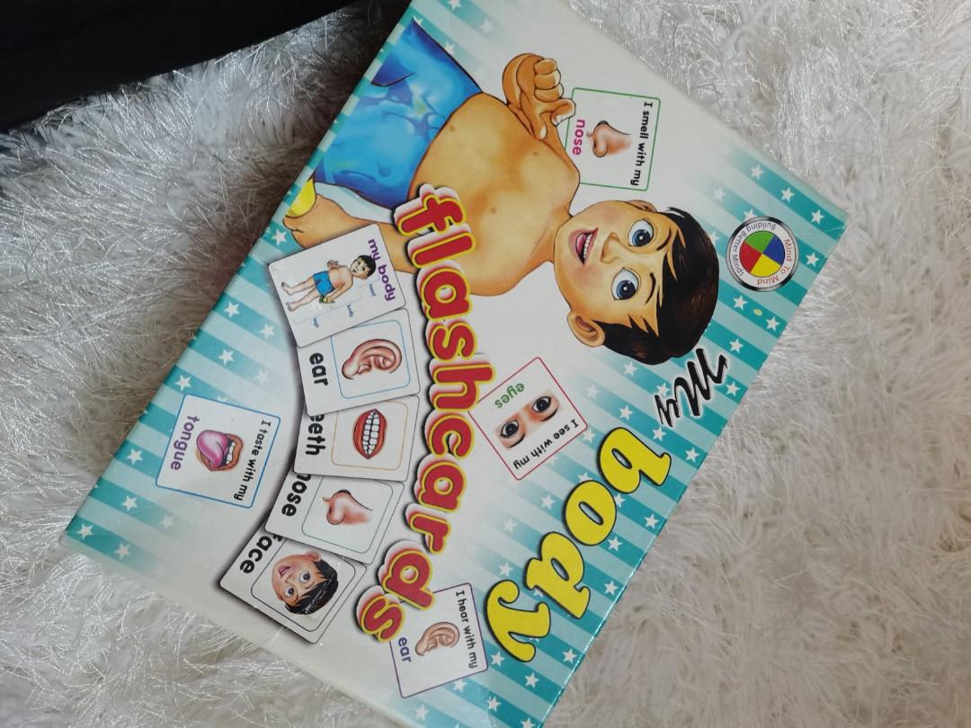 Flashcards My Body Toys Games Board Games Cards On Carousell