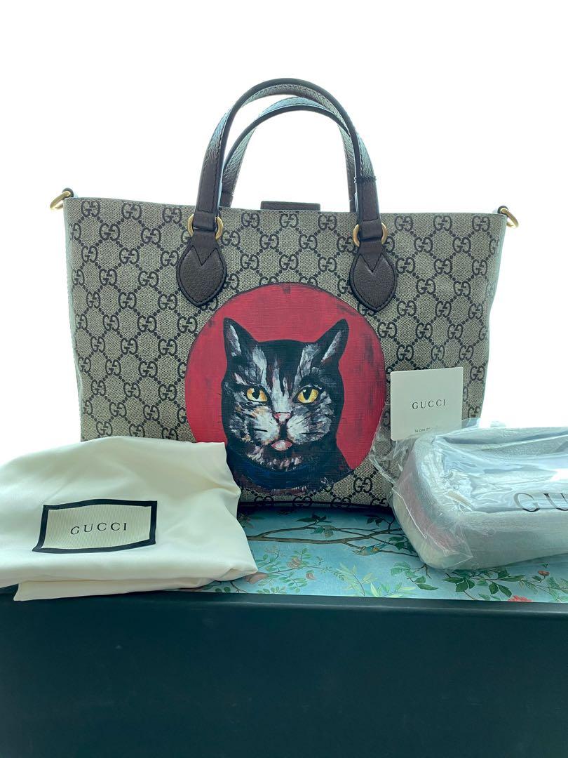 gucci cat tote