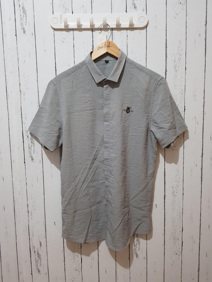 Stussy monogram shirt inspired by gucci, Men's Fashion, Tops & Sets,  Tshirts & Polo Shirts on Carousell