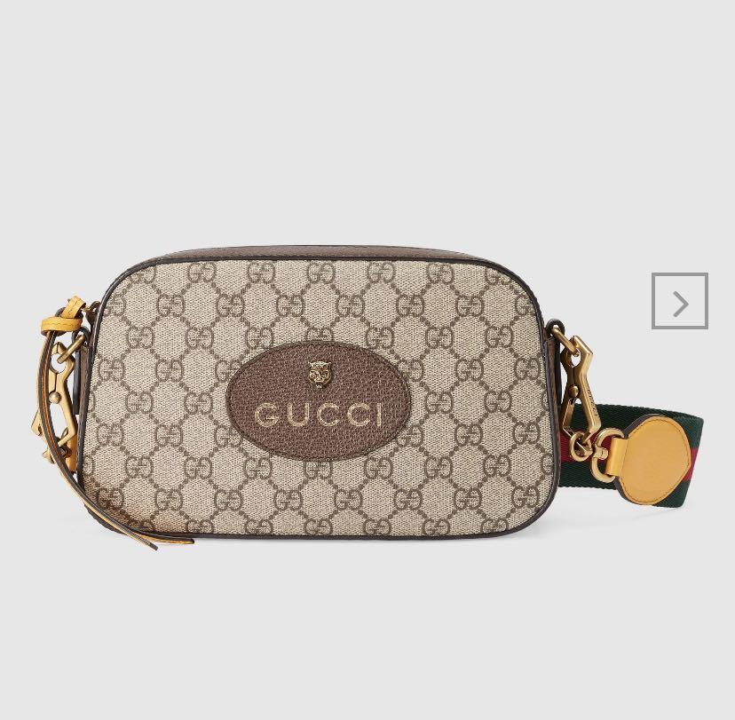 Gucci Neo Vintage GG Supreme Messenger Bag, Women's Fashion, Bags 