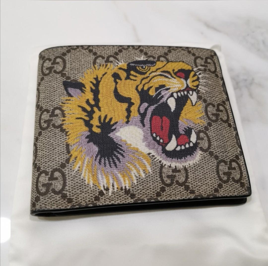 Gucci Tiger Wallet Luxury Bags Wallets on Carousell