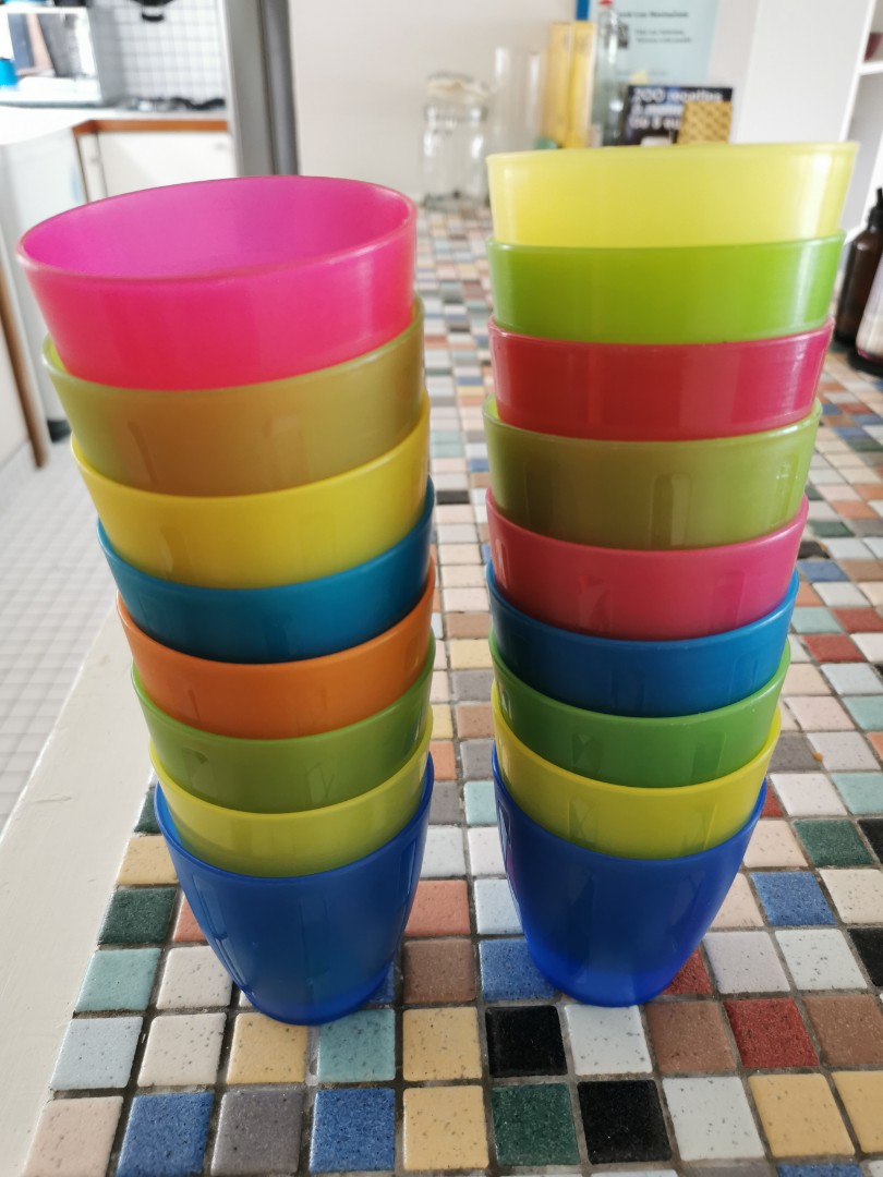 Ikea plastic cups, Furniture & Home Living, Kitchenware & Tableware, Other Kitchenware