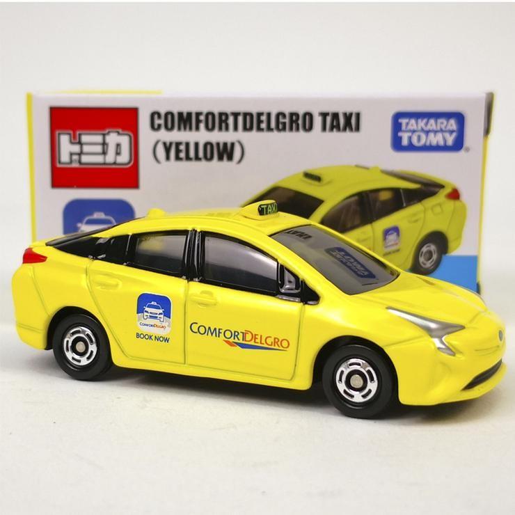 In Hand 1 64 Comfortdelgro Taxi Singapore Toyota Prius Tomica Die Cast Model Toy Babies Kids Toys Walkers On Carousell