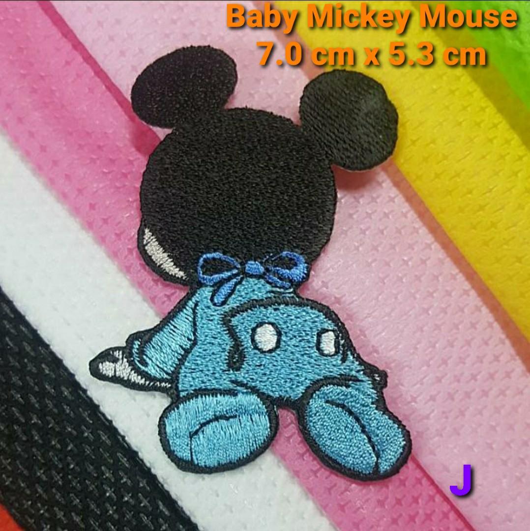 Mickey Mouse Iron on Patch Donald Duck patch Minnie Mouse embroidered patch