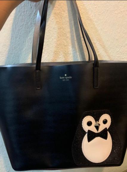 kate spade penguin tote