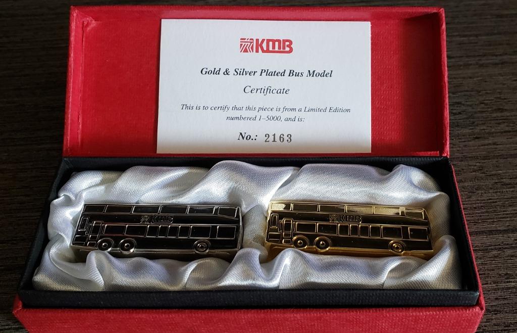 KMB: Gold & Silver Plated Bus, Pewter Bus and Crystal Bus Model Limited ...