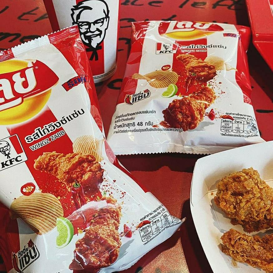 Lays x KFC Potato Chips Wingz Zabb, Food & Drinks, Chilled & Frozen