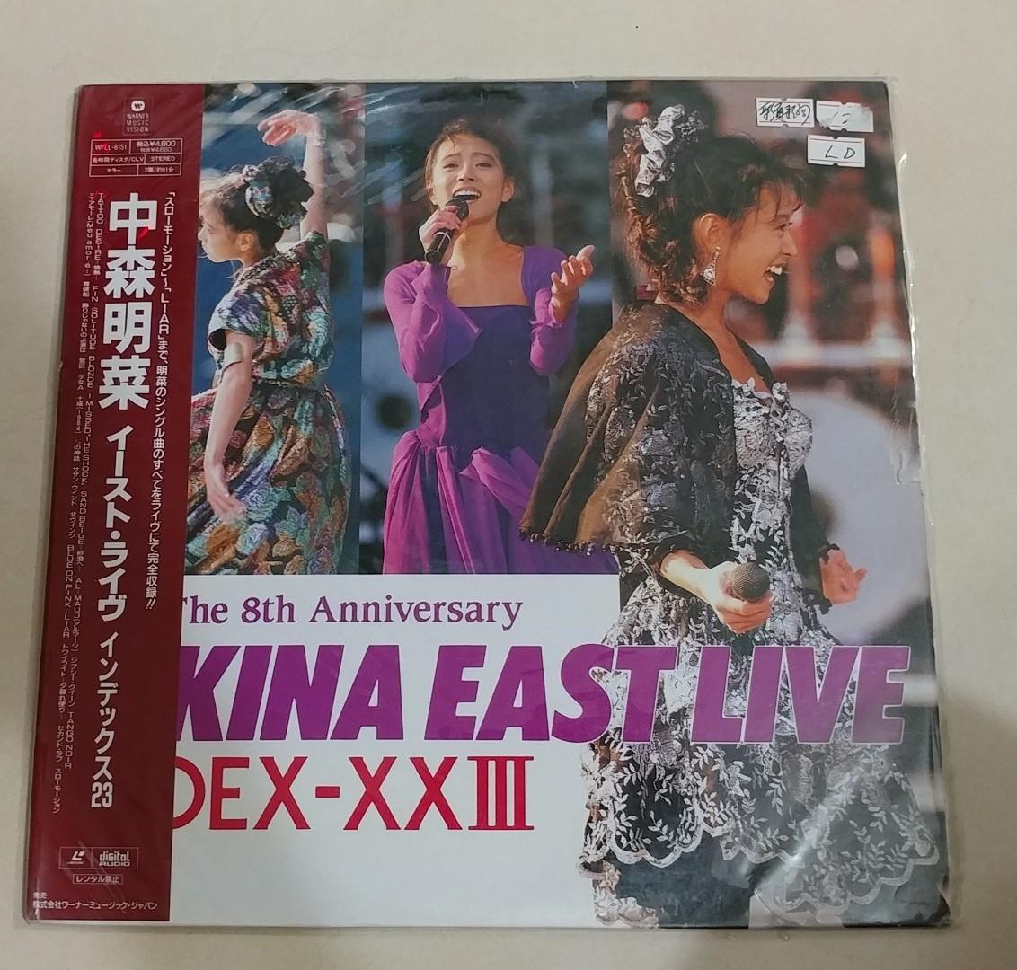 中森明菜EST LIVE VHS+LD套裝, 興趣及遊戲, 音樂、樂器& 配件, 音樂與