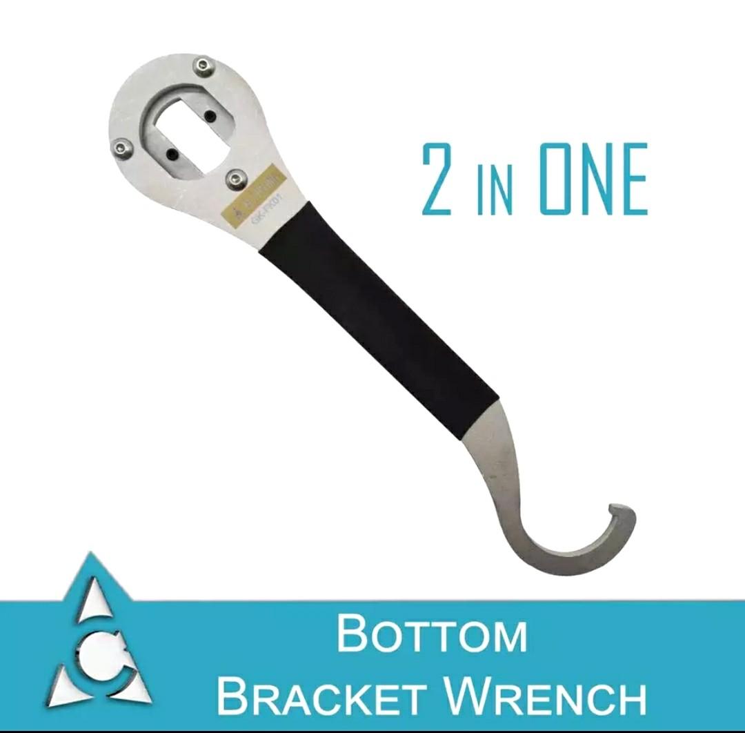 Bike Bicycle Lock Ring Remover Bottom Bracket Repair Spanner Wrench Tool MA 