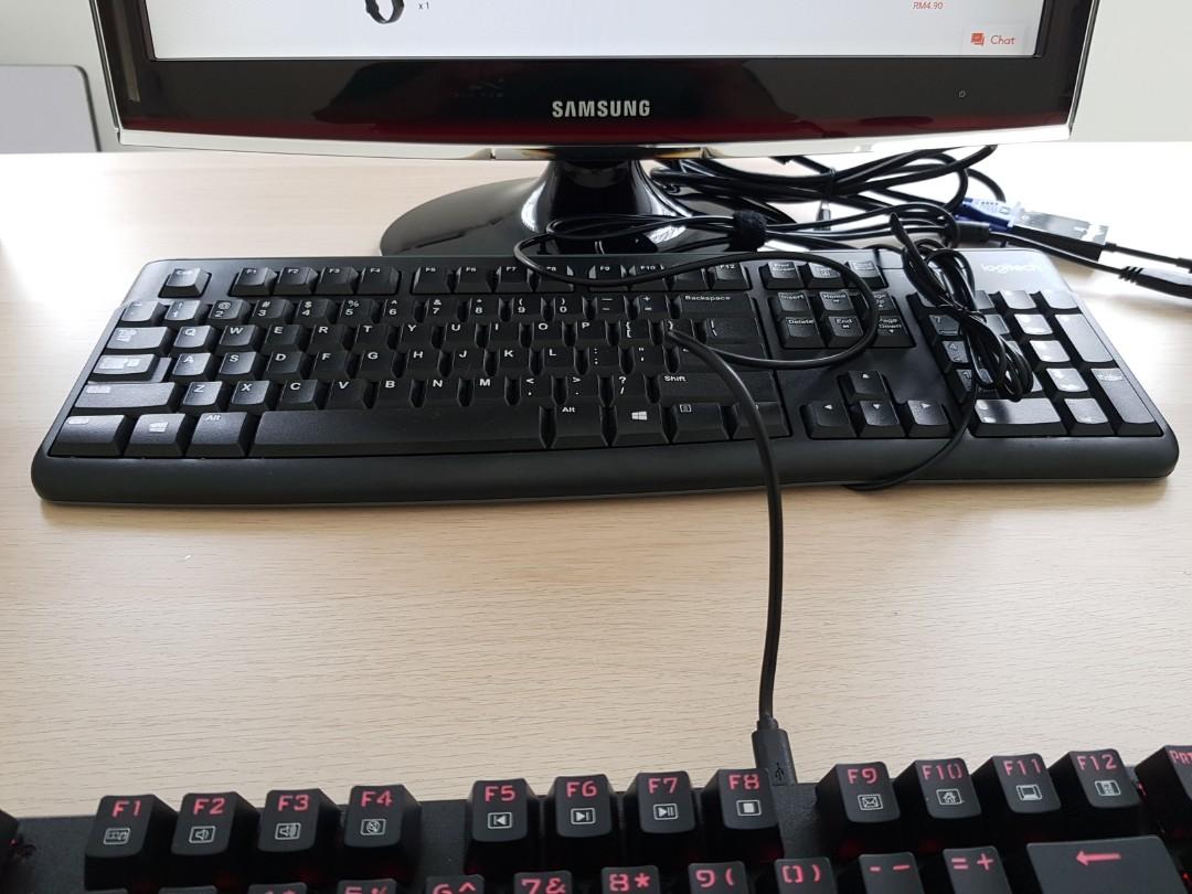 Logitech K120 Usb Keyboard Electronics Computer Parts Accessories On Carousell