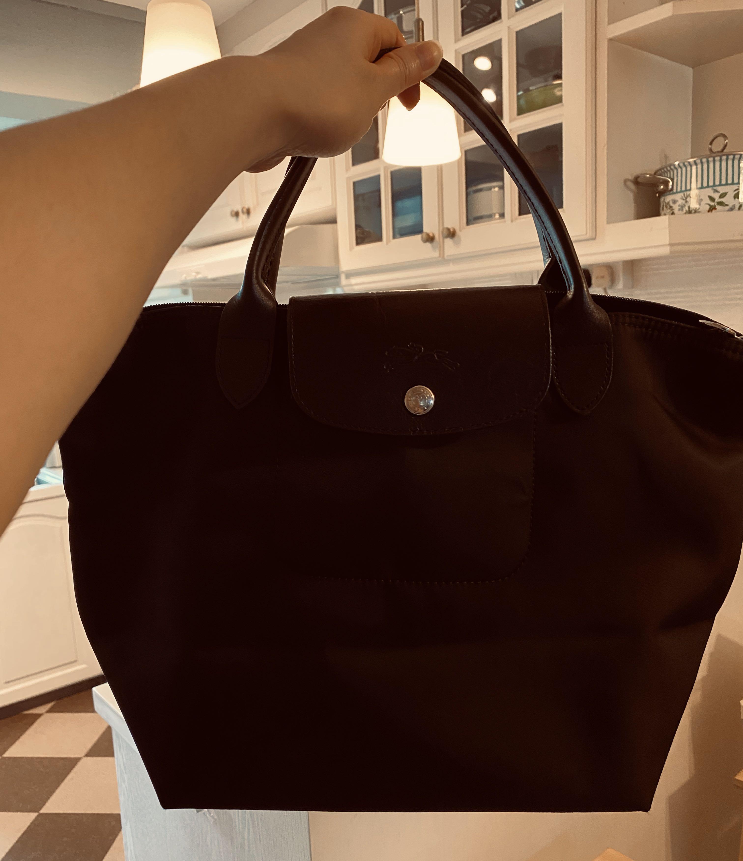 longchamp black handbag