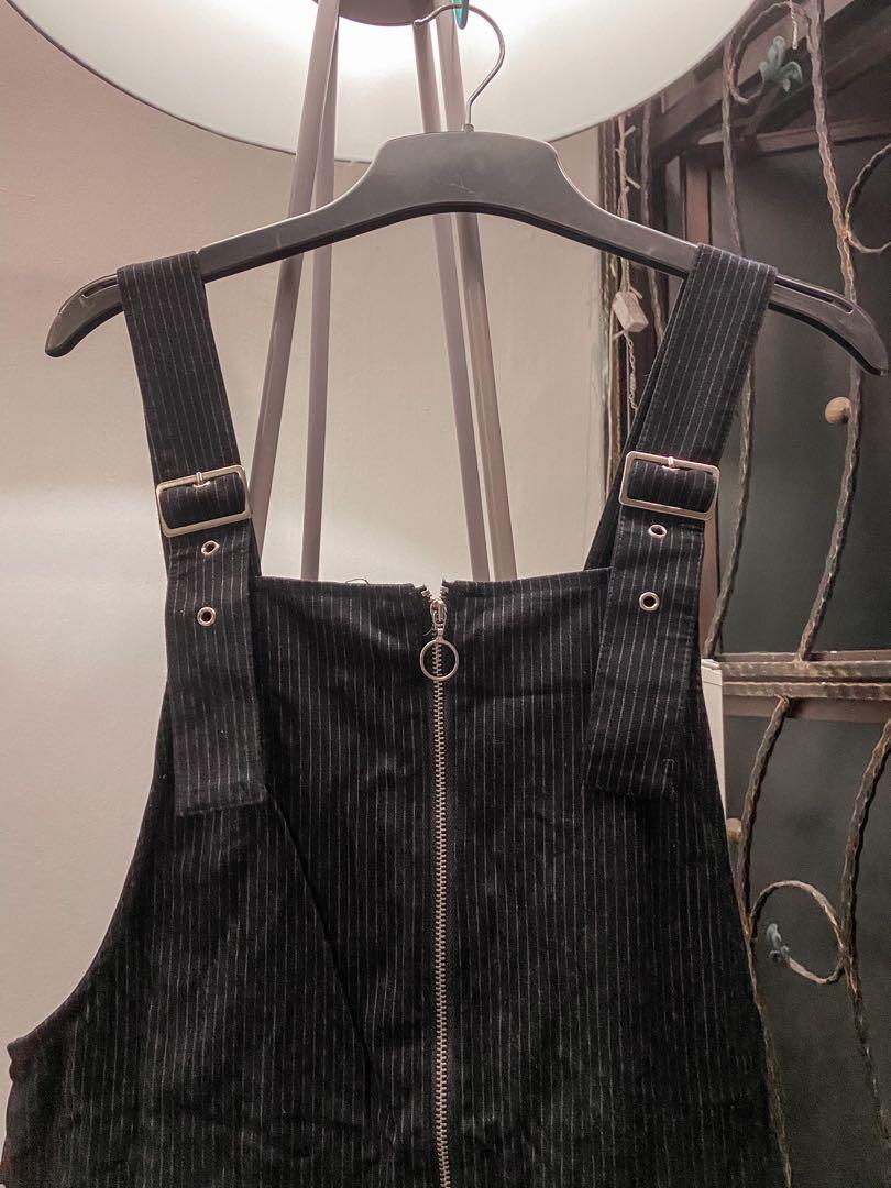 mango dungaree dress