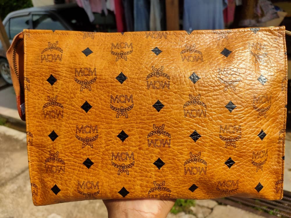 Mcm cheap clutch bag
